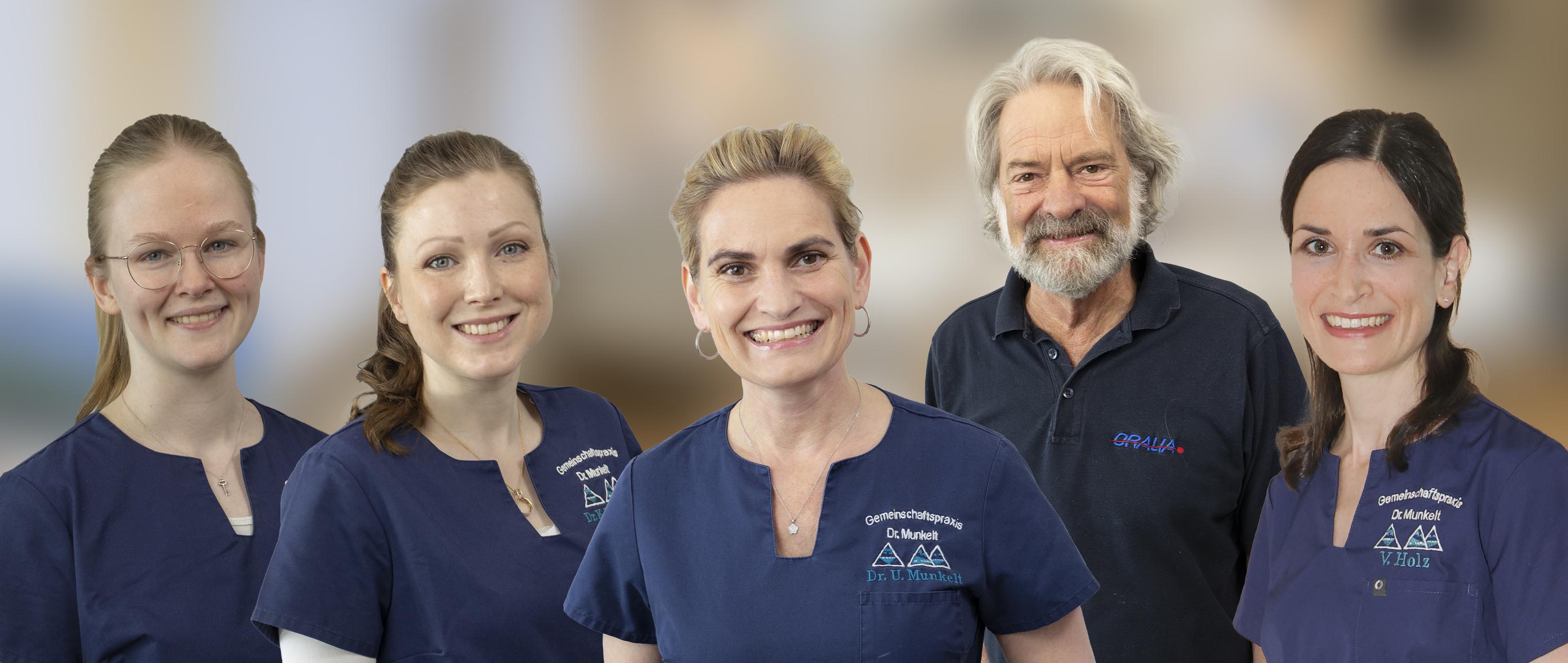 Zahnarzt Coesfeld, Dr. Andreas Munkelt, Dr. Ulrike Munkelt, ZA Sibylle Kaulfuß, Anne Katrin Weber-Lorek, Dr. Nevena Uzunova