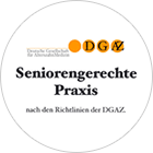 DGAZ-Siegel: Seniorengerechte Praxis